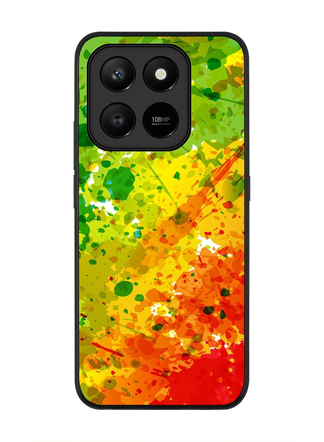 For Honor X7d 4G / X7d 5G / 400 Smart Case,Slim fit Camera Protection, Shockproof Thin Phone cover  - Tropical Splash